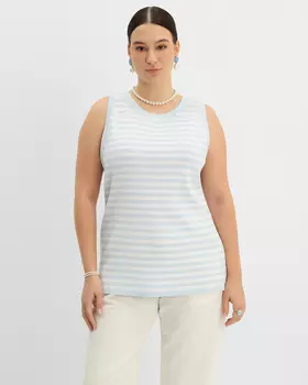 Passegiata Топ, р. 54, цвет Голубой/белый