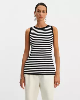 Passegiata Топ, р. 58, цвет Черный/белый