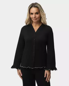 Пижамная блузка с кринкл-эффектом