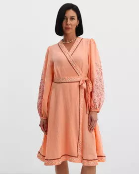 платье, р. 48, цвет Абрикосовый