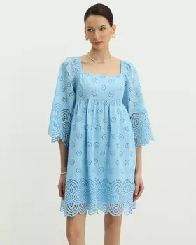 Платье, р. 54, цвет Голубой