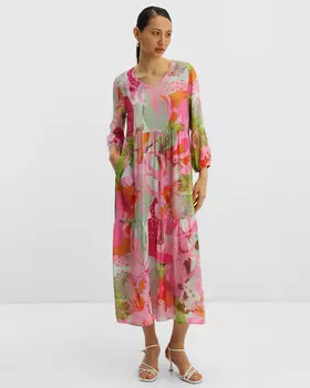 платье, р. 54, цвет Розовый