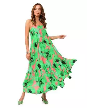 Платье, р. 54, цвет Зеленый