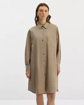 Платье, р. 58, цвет Бежевый