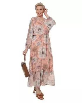 Платье, р. 64, цвет Персиковый