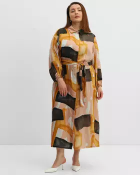 Платье, р. S, цвет Многоцветный