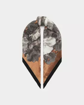 Платок из шерсти и вискозы