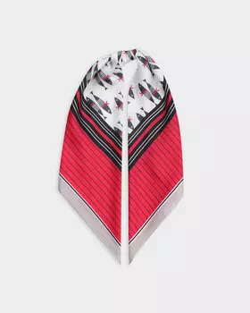 Платок с анималистичным принтом