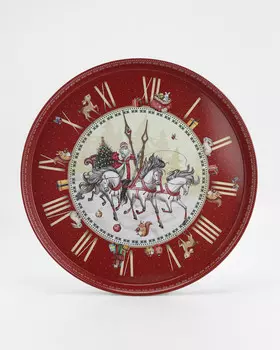 Поднос сервировочный CHRISTMAS COLLECTION из окрашенной стали, 33 см