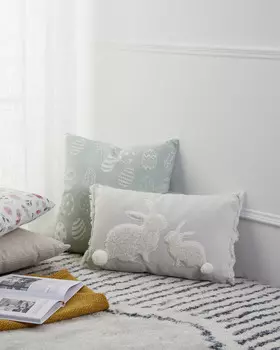 Подушка декоративная «Кролики», 50х30 см