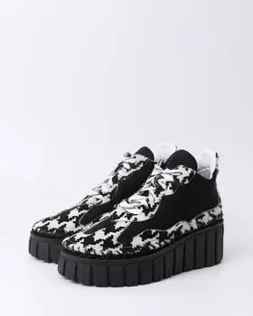 Полуботинки, р. 37, цвет Черно-белый