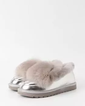 Полуботинки, р. 38, цвет Серебряный