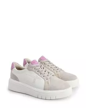 Полуботинки, р. 41, цвет Белый/фуксия