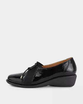 Полуботинки увеличенной полноты из натуральной кожи