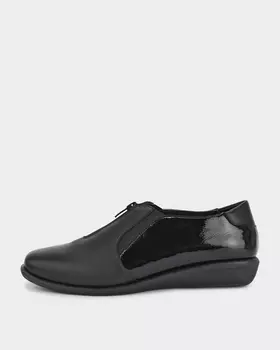 Полуботинки увеличенной полноты из натуральной кожи