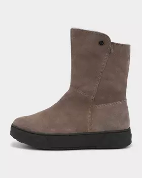 Полусапоги из натуральной замши