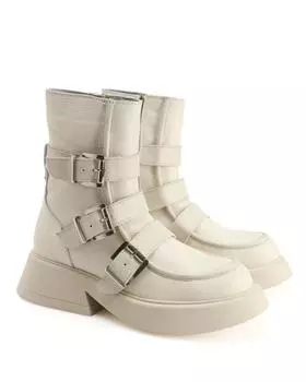 Полусапоги, р. 37, цвет Молочный