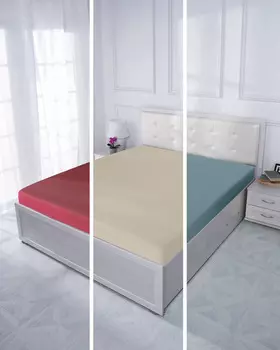 Простыня на резинке, 3 шт.