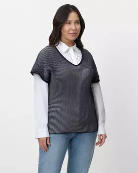 Пуловер из натурального хлопка