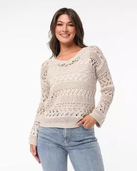 пуловер, р. 42, цвет Бамбуковый