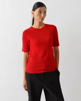 Пуловер, р. 42, цвет Красный