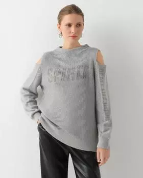 пуловер, р. 42, цвет Серый