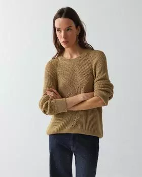 Пуловер, р. 42, цвет Золотой