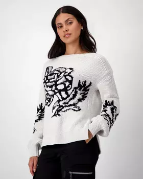 Пуловер, р. 44, цвет Светло-серый