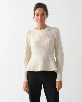 пуловер, р. 46, цвет Молочный