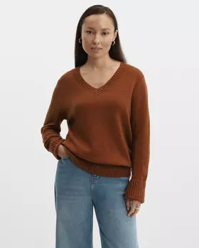 Пуловер, р. 46, цвет Терракотовый