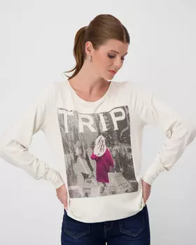 Пуловер, р. 50, цвет Бежевый