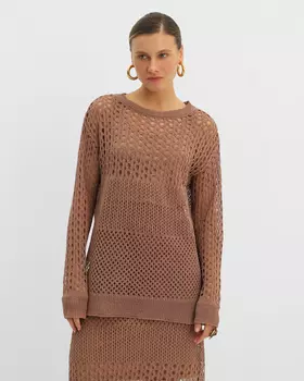 Пуловер, р. 50, цвет Карамель