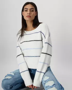 Пуловер, р. 52, цвет Молочный