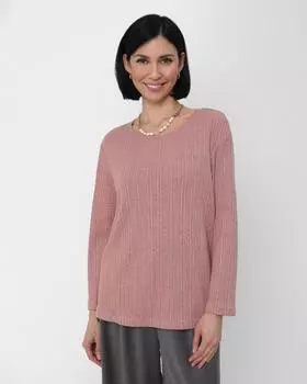 Пуловер, р. 52, цвет Розовый