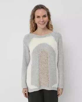 Пуловер, р. 54, цвет Серый