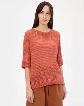 Пуловер, р. 58, цвет Коричневый