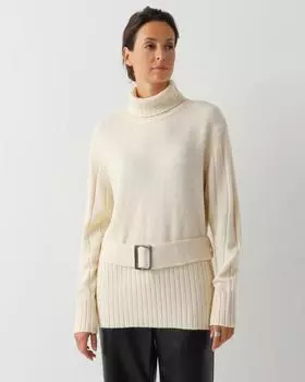 Пуловер, р. 58, цвет Молочный