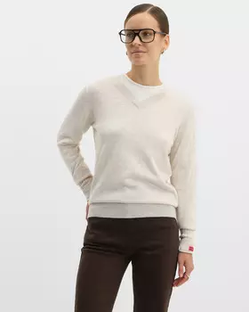 Пуловер, р. M, цвет Серо-бежевый