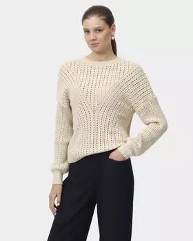 Пуловер с рельефной вязкой Fancy