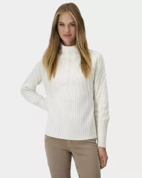 Пуловер с шерстью в составе