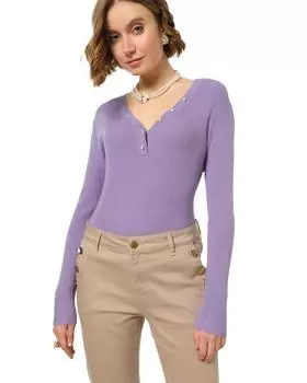 Пуловер Souffl, р. 54, цвет Фиолетовый