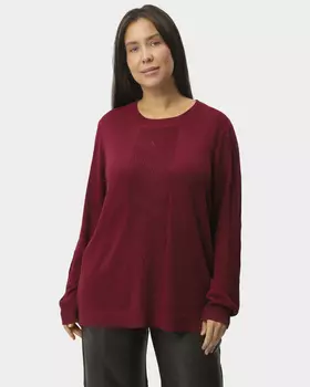 Пуловер тонкой вязки