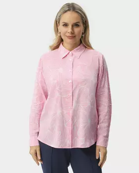 Рубашка с цветочным принтом