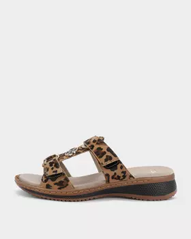 Сабо из натуральной замши со стелькой и подошвой High Soft