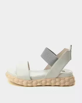 Сандалии из натуральной кожи с эластичным ремешком