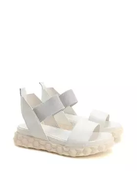 Сандалии из натуральной кожи с эластичным ремешком