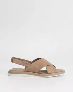 Сандалии из замши с застежкой велкро и амортизирующей стелькой Memotion