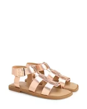 Сандалии, р. 39, цвет Золотой