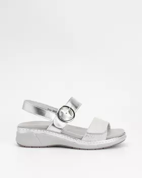 Сандалии, р. 41, цвет Серебряный