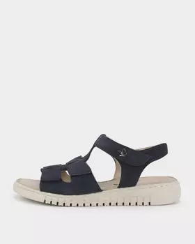 Сандалии с застежками-велкро и кожаной стелькой Memotion